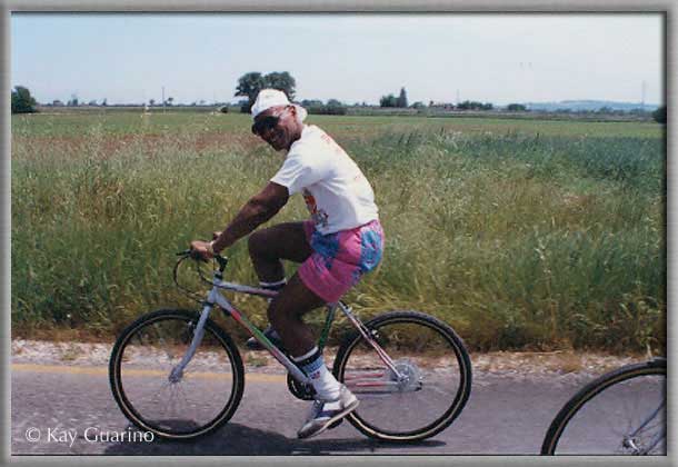 Marvin biking