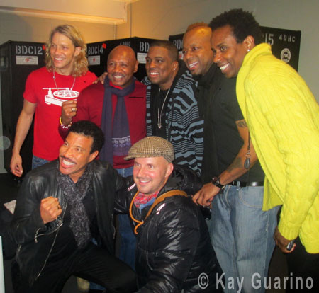 Marvelous with Lionel Richie and his Band on tour in Europe