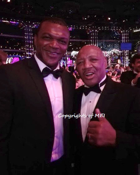Marvelous with French Former Soccer Champion Marcel Desailly