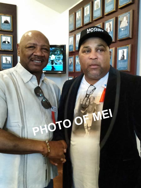 Boxing Welterweight Champion James Buddy McGirt and Marvelous.