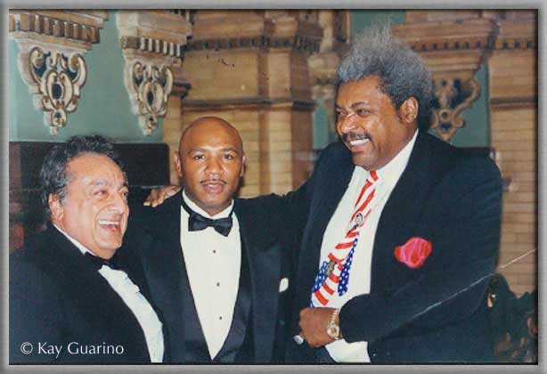 WBC President Jose Suliman, The Marvelous One and promoter Don King in Mexico.