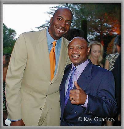 Basketball star John Salley and The Marvelous One.