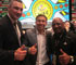 Marvelous with boxing champions Gennady Golovkin from Kazakhstani and Vitali Klitschko from Ukraine